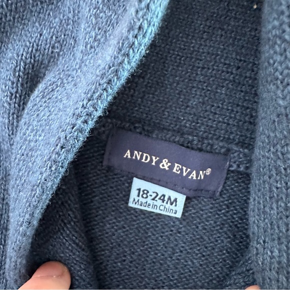 Boys Andy & Evan Toggle Cardigan 18-24 Months - Picture 5 of 6